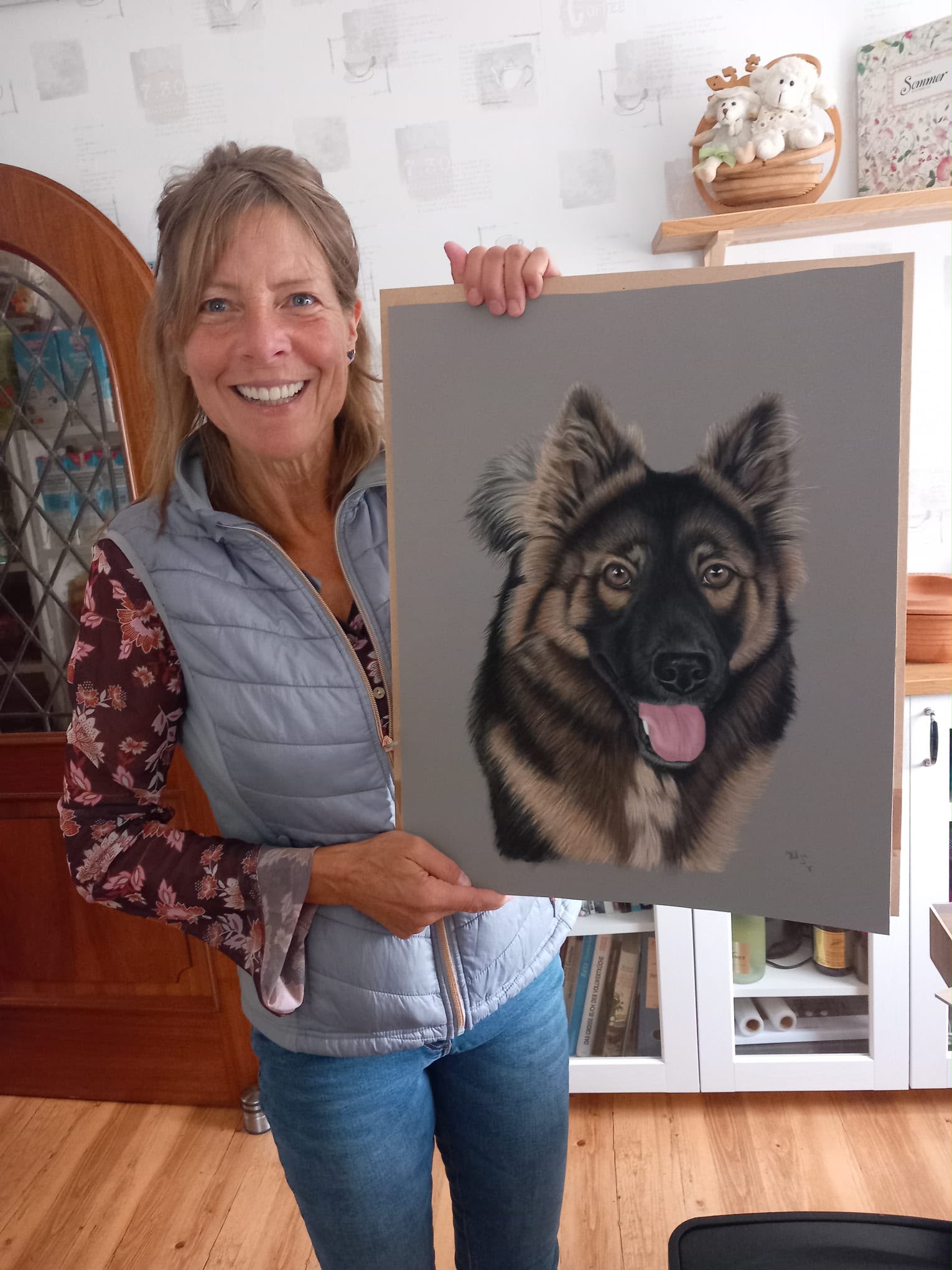Lola, gezeichnet Juli 2026 | Kundenfoto